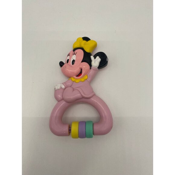 1990 Playskool Disney Minnie Mouse Rattle Toy - Picture 5 of 7